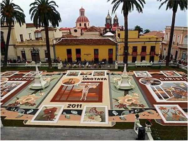 加那利群岛，奥罗塔瓦（La Orotava） 魔毯街（The Magic Carpet Street）